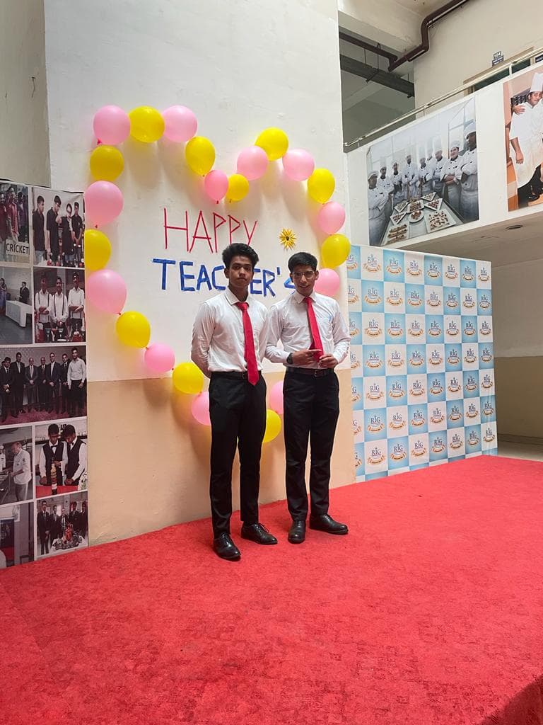 RIG Institute of Hospitality and Management Greater Noida Teacher's Day photo 3